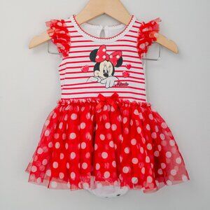 Disney Baby Minnie Mouse Polka Dot Tutu Dress 3-6M
